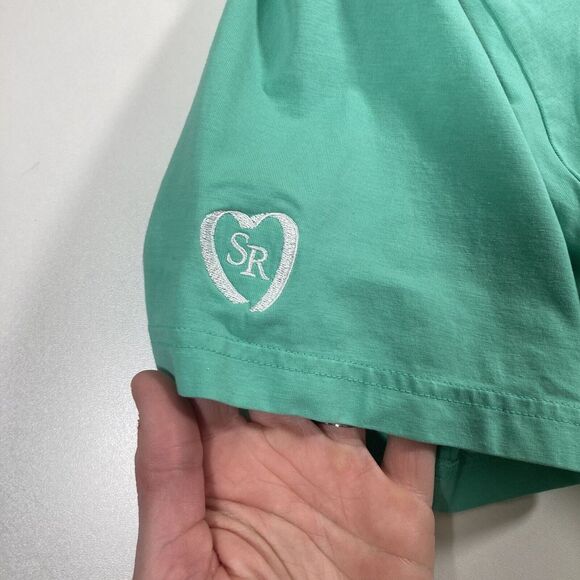 Criquet Polo Shirt Men XL Teal Green Short Sleeve Golf Pima Cotton Stretch Golf - Picture 5 of 9